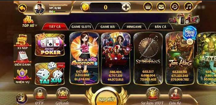 Những thể loại game tại cổng game đa dạng 