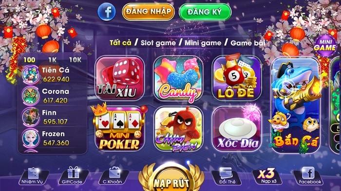 Kho trò chơi hấp dẫn tại cổng game 