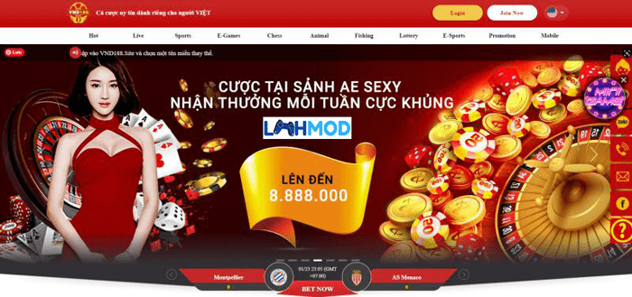 Giao dịch cực thuận lợi và nhanh chóng ở vnd 188