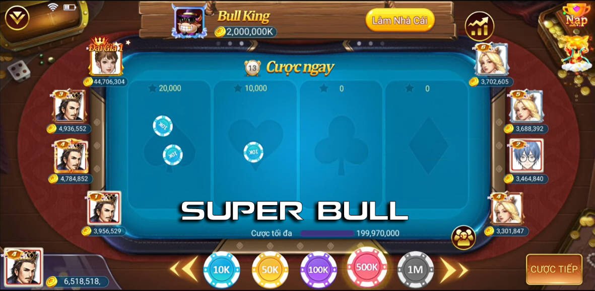 Super Bull đổi thưởng