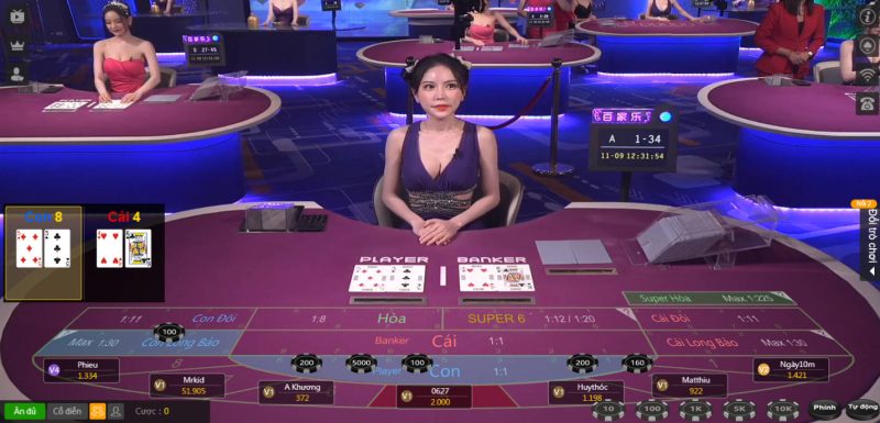 Live casino Kubet - Baccarat